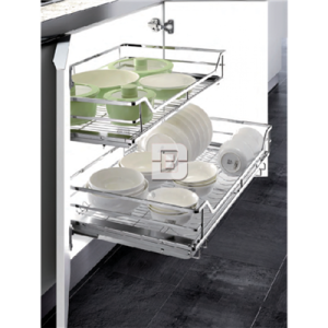 Rổ chén dĩa Diamond giảm chấn inox 304 Higold - 301505