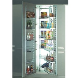 Kệ tủ đồ khô 18 rổ tủ 450mm inox 304 Higold - 202003