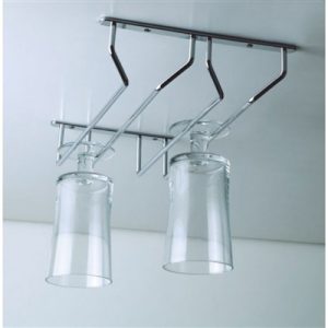 Kệ treo ly đôi inox (412031) – Higold